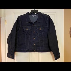 Woman Within Jean Jacket